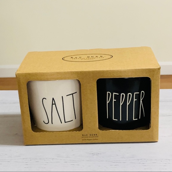 Rae Dunn Salt Pepper cellars